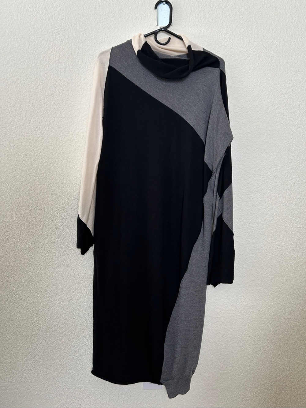 Pier Antonio Gaspari Virgin Wool Dress EUC Italian Knitwear size 50/XL (12/14)